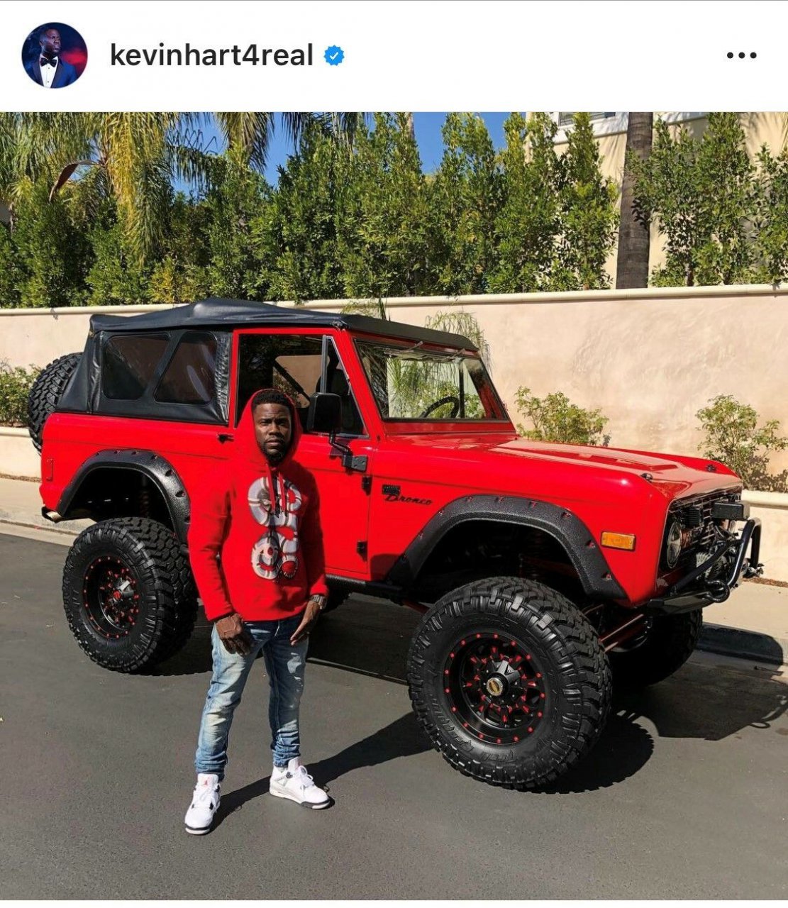 Kevin Hart to sell his custom 1977 Ford Bronco at Barrett-Jackson’s Las Vegas auction